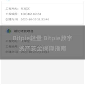 Bitpie轻量 Bitpie数字资产安全保障指南