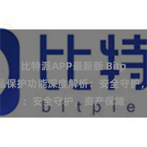 比特派APP最新版 Bitpie钱包隐私保护功能深度解析：安全守护，资产保障