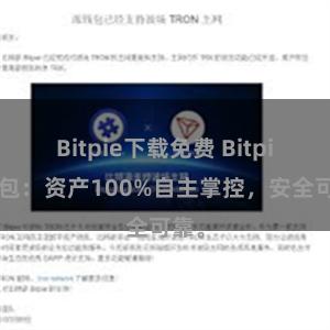 Bitpie下载免费 Bitpie钱包：资产100%自主掌控，安全可靠。