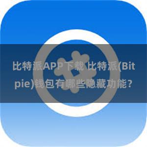 比特派APP下载 比特派(Bitpie)钱包有哪些隐藏功能？