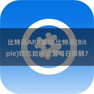 比特派APP直链 比特派(Bitpie)钱包如何设置每日限额？