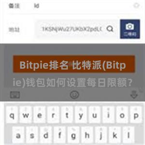 Bitpie排名 比特派(Bitpie)钱包如何设置每日限额？